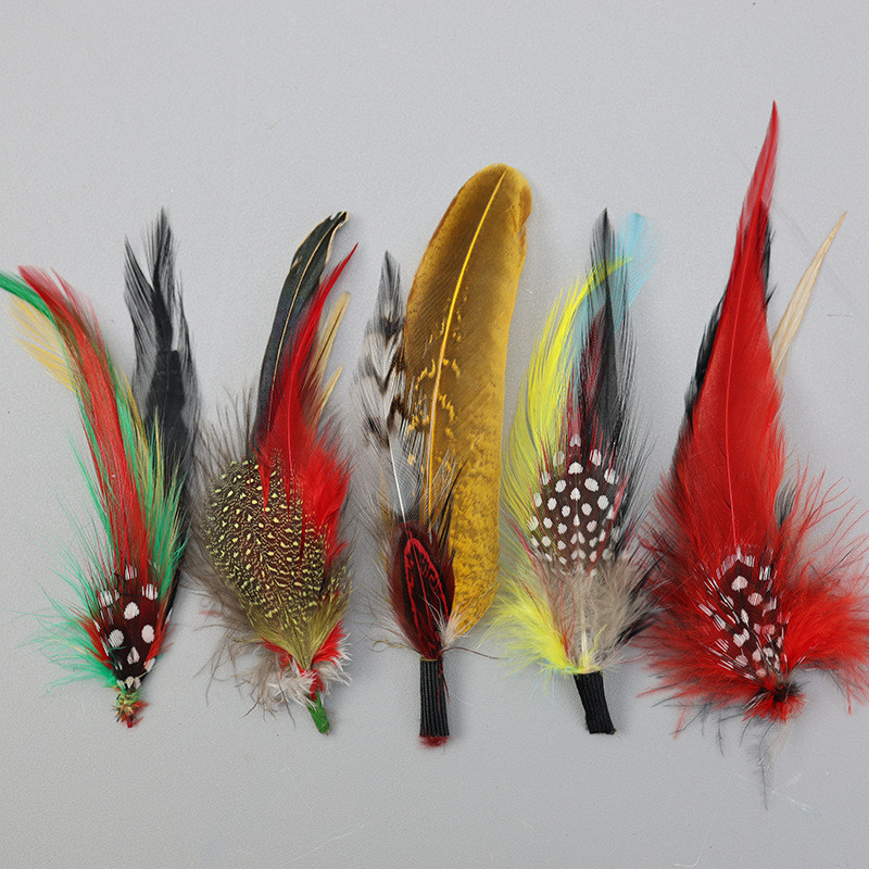 plumas de moda, broches para vestidos de fiesta, novedad
