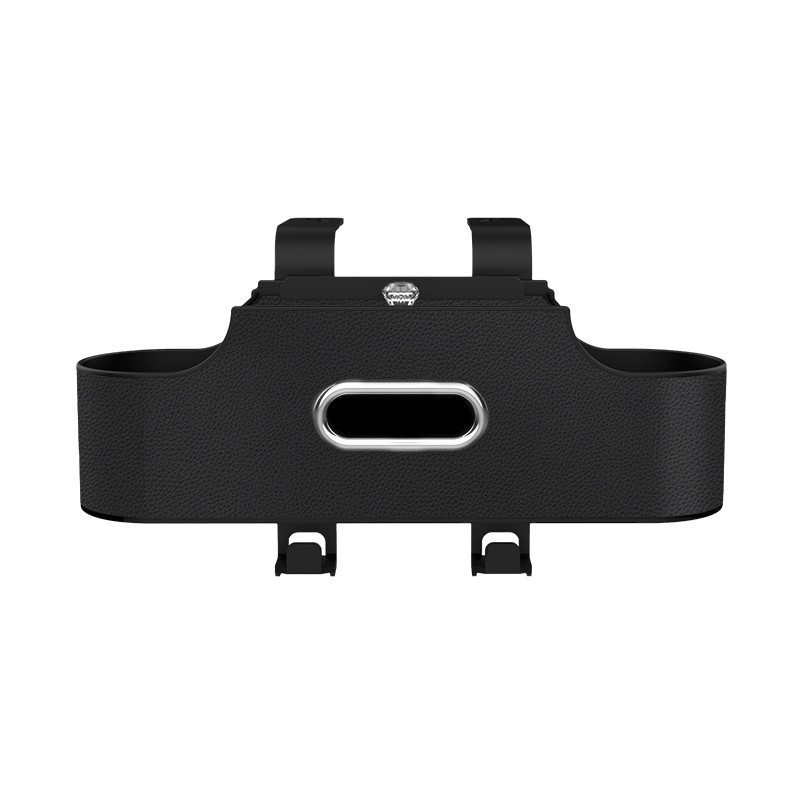 Organizador Multifuncional para Asiento Trasero de Auto – Caja Porta Vasos, Pañuelos y Accesorios, Almacenamiento Práctico para Viajes