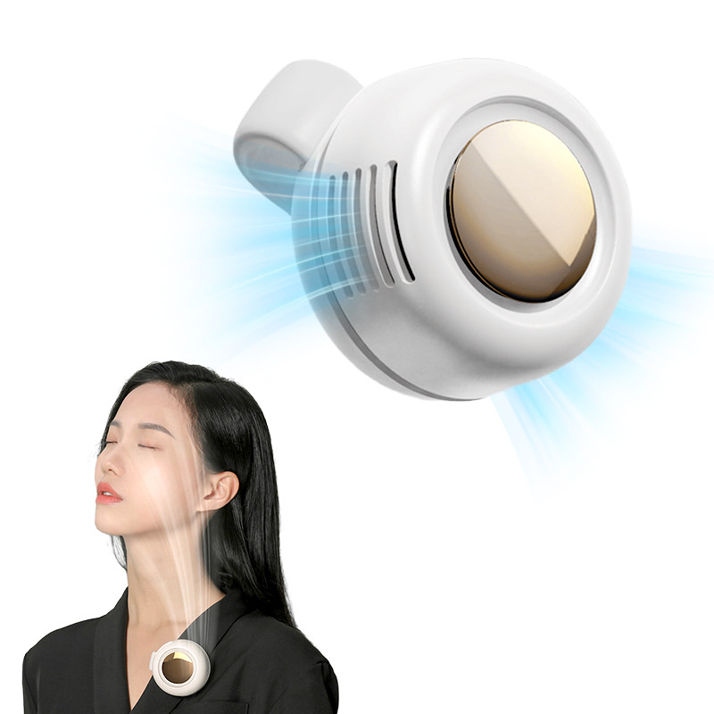 Mini Ventilador de Clip 2025 sin Aspas – Portátil, Silencioso y Recargable con 3 Velocidades, Ideal para Viajes, Oficina y Exteriores