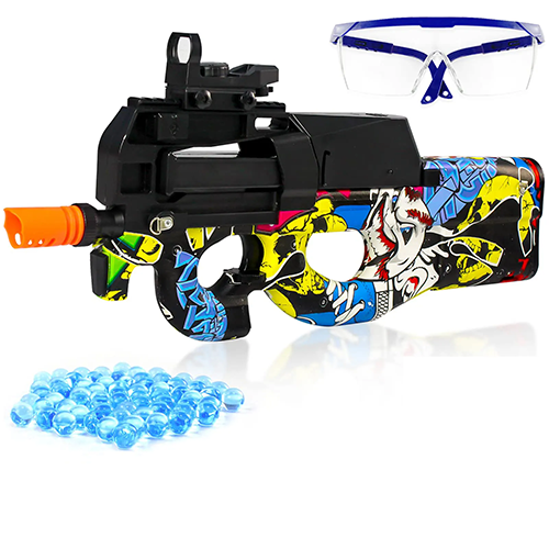 Arma de juguete P90 con balas de gel de agua